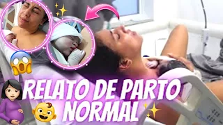 RELATO DE PARTO NORMAL PELO SUS 👶 AMPARO MATERNAL