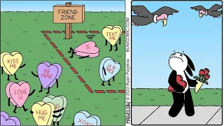 Cute Comics But Not So Cute Endings | Valentine Comics