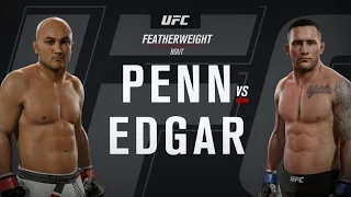 UFC 2 ● UFC FEATHERWEIGHT ● UFC MMA 2016 ●  BJ PENN VS FRANKIE EDGAR