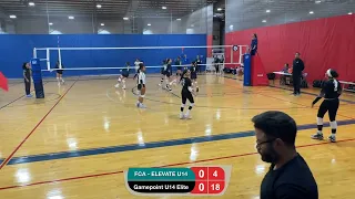 Gamepoint u14 Elite vs. FCA Elevate U14