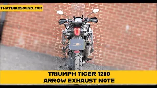 Triumph Tiger 1200 XRT (2018-ON) ARROW Start & Idle | Engine Sound & Exhaust Note