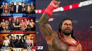 WWE 2K23 My GM Mode - WWE 2K23 Roman Reigns Defeat Cody Rhodes #3