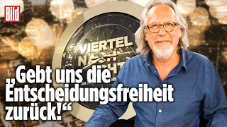 „Panik-Fraktion hält an Corona-Bevormundung fest“  | Harald Martenstein bei Viertel nach Acht