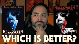 Halloween: The Curse of Michael Myers Theatrical Cut VS Producers Cut: WHICH IS BETTER