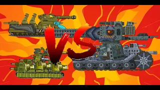 KV-44 Alpha Pro & Ratte Animations Vs Boss