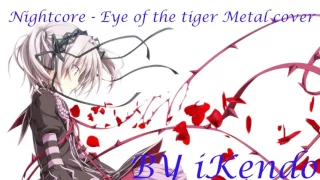 Eye of the Tiger metal cover by Leo Moracchioli (feat  Rob Lundgren nightcore v2)