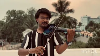 kanmani Anbodu | Violin Cover | Manjummel Boys