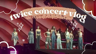 TWICE ‘ready to be’ CONCERT VLOG (VIP soundcheck, merch haul + fancams)