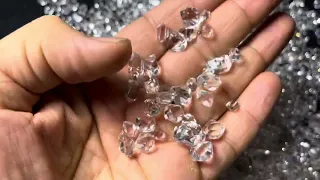 Natural Diamond Quartz Crystals DTs and clean with Good sizes, #herkimerdiamond  #herkimer #quartz