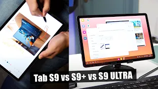 Galaxy Tab S9 vs S9+ vs S9 ULTRA: Rất dễ chọn nhầm. Chọn máy nào chuẩn nhất?