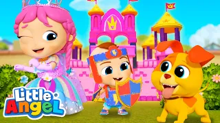 Jill's Pink Magic Castle Playtime | Fun Sing Along Songs by @LittleAngel Playtime