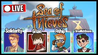 PLAYING SEA OF THIEVES WITH THE GANG!! | Ft. Grian, SmallishBeans & FWhip