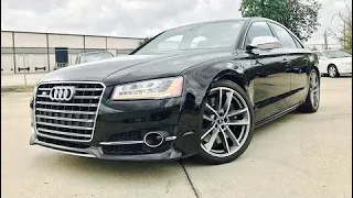 605HP!! 2017 Audi S8 Plus 4.0T Full Review / Exhaust / Start Up /Short Drive | Luxury Car Reviews