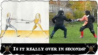 How Long Could a Sword Duel Last?