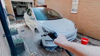 My Car Cleaning Routine (Tesla Model 3)