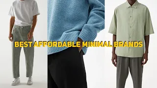 Top 5 Affordable Minimal Brands | Menswear Essentials | Men's Fashion