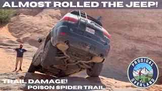 Damage on Poison Spider Trail! | Jeep Grand Cherokee (WK2) | Jeep Badge of Honor Trail