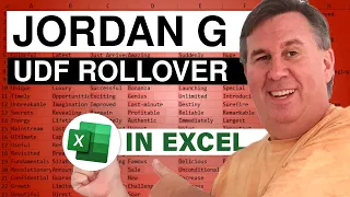 Excel - UDF Rollover Jordan Goldmeier - Episode 1813
