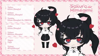 [Vtuber Model Showcase] Sakura Himegimi (Chibi human)