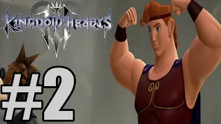 Kingdom Hearts 3 (English) Gameplay Walkthrough Part 2 - Hercules & Boss ( No Commentary)