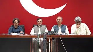 Chairman PTI Gohar Khan & SG Omar Ayub Khan Important Press Conference