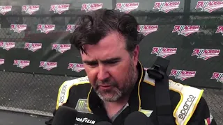 Brendan Gaughan post race interview after fall 2019 Talladega race.