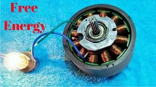 Real Free Energy Generator With Old Printer Motor New Technology Project