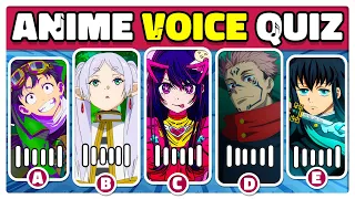 Anime Voice Quiz  [ 50 Characters ] Guess The Character By Their Voice