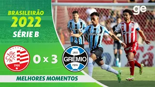 NÁUTICO 0 X 3 GRÊMIO | MELHORES MOMENTOS | 36ª RODADA BRASILEIRÃO SÉRIE B 2022 | ge.globo