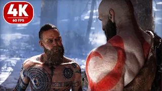 God of War PS5 Enhanced - Stranger Boss Fight (4K 60fps Ultra HD)