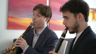 Clair de lune by Claude Debussy.  Bernardino Assunçao & Jose Franch-Ballester, clarinets.