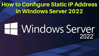 How to Configure Static IP Address in Windows Server 2022 | Assign static IP address