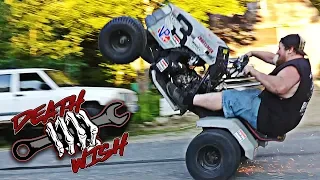 Street Bike Powered Lawn Mower - Deathwish EP1