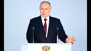 Vladimir Putin's Address to Federal Assembly of Russia  Feb 21 2023 - Full Speech English Subtitles