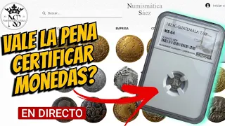 VALE la Pena CERTIFICAR tus  Monedas? La Numismatica se Muere? 🛑PODCAST nr #1 con  NUMISMATICA Saez