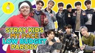 KPop Zero Budget: Stray Kids My Pace - Dance In Public 😂😂😂 | Low-Budget Hits