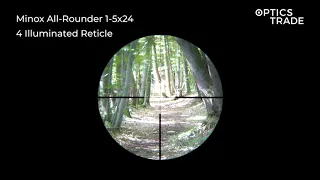 Minox All-Rounder 1-5x24 Reticle 4 Illuminated | Optics Trade Reticle Subtensions