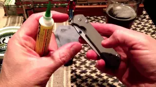 Knife Care: Lubrication--Frog Lube CLP, Daiwa Reel Oil & Finish Line Extreme Fluoro Grease