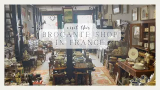 Brocante shop with me in France