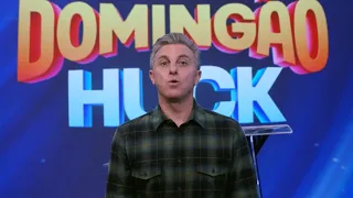 Chamada Domingão com Huck (26/02/23)