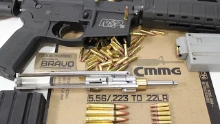 Shoot 22LR from your AR15 with CMMG conversion kit