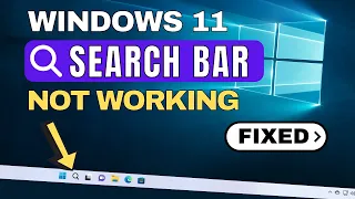 How to Fix Search Bar not Working in Windows 11 | Search Bar Not Typing