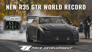 T1 Breaks R35 GTR World Record - 6.51 @ 230mph!