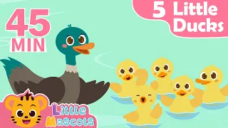 Five Little Ducks + Baa Baa Black Sheep + more Little Mascots Nursery Rhymes & Kids Songs