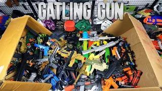 Best Toy Guns On Ground - Gatling/Twins Uzi/Shield/Nerf Guns