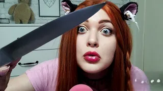 АСМР 👏🏻 Самый быстрый МАССАЖ ЛИЧИКА от ПуК-ПуК и Кеши 🔪 ролевая игра ASMR быстрый шепот 100% мурашки