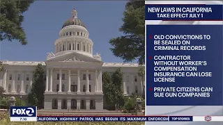 New California laws taking effect