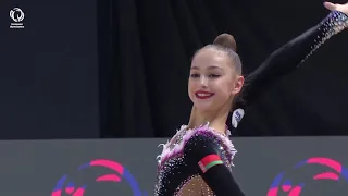 Dina AGISHEVA (BLR) - 2020 junior European Champion, rope