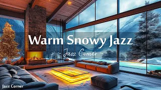 Warm Snowy Jazz ☕ Cozy Jazz Haven in Your Luxurious Apartment for Sleep and Work on Snowy Day