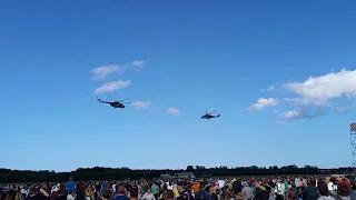 Aerobaltic 13 - helicopter dance - Mi-24 & Mi-171